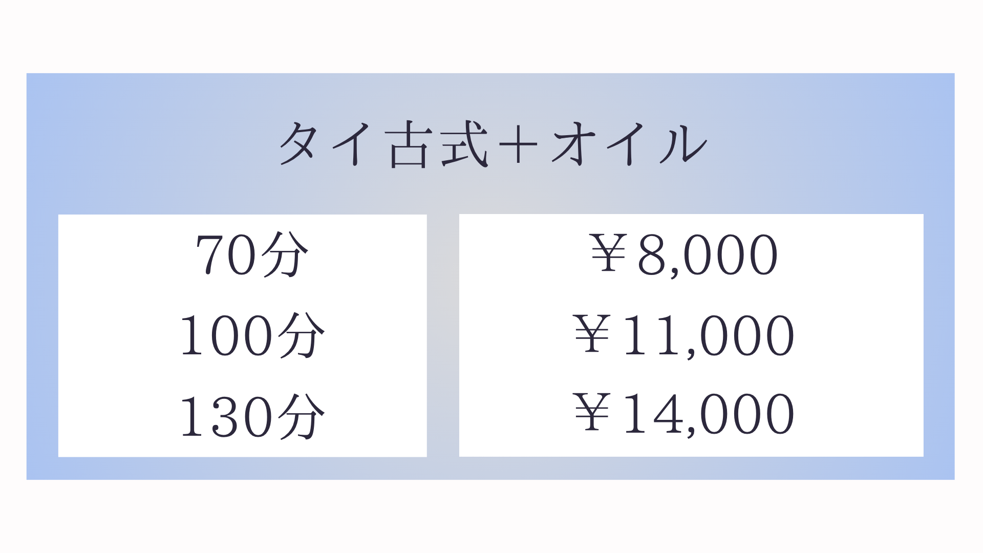 茨城県土浦・阿見町うずら野のタイ古式マッサージ・みどりのミックスメニュー70分8,000円〜